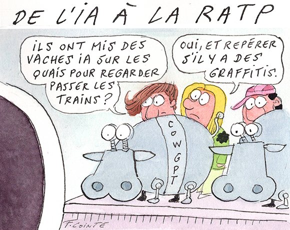 Dessin: IA: la RATP chasse les graffitis avec sa Computer Vision